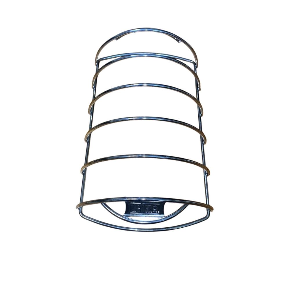 Weber Original RIB RACK Chrome Plated Steel Grill BBQ Roaster 6605 13โ Long